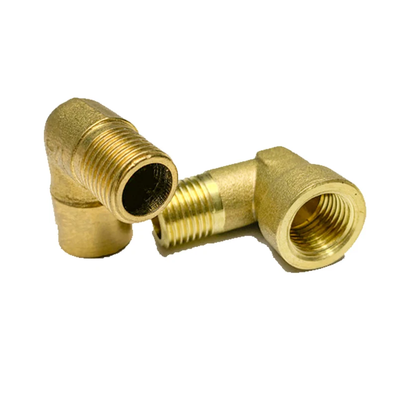 1//4/" macho NPT a 1//4/" BSPT Rosca Macho Acoplador Adaptador de Montaje Conector de Latón