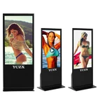 1920*1080 FHD Ultra-thin lcd floor stand touch screen kiosk publicity