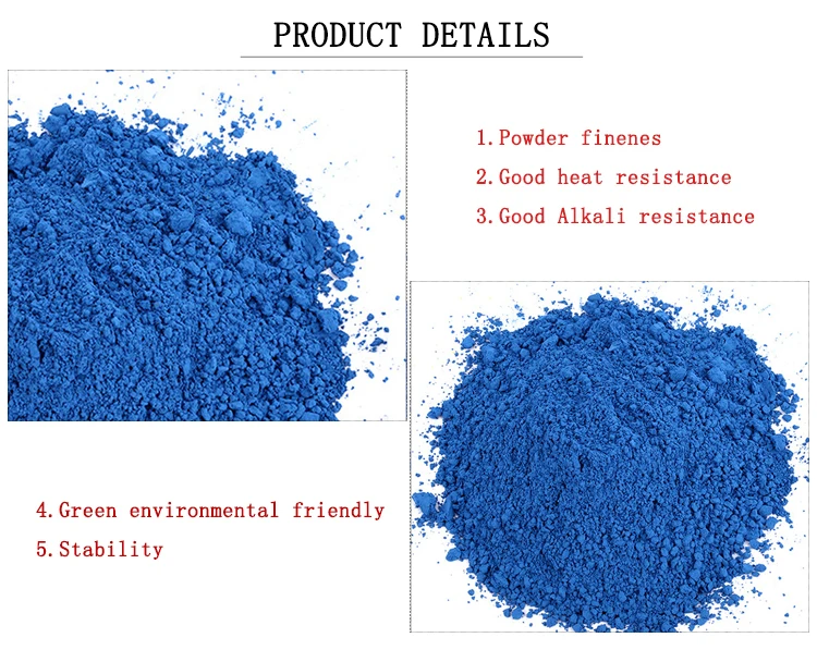 cobalt blue thermochromic pigment glaze powder for ceramics