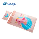 Aisleep new design quilted pattern blanket patch anti kicking baby animal quilt
