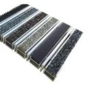 Heavy Duty Hotel Anti Skid Entrance Aluminum Alloy Carpet Logo Barrier Mat