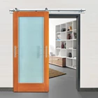 KT9201 304 Stainless Steel Soft Close Wooden Designer Sliding Barn Door