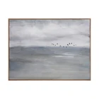 Abstract blue seascape painting on canvas boat ship wall pictures wall art home decor large paint