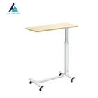 Over bed trolley food table for hospital bed
