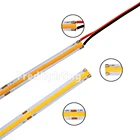COB Flexible LED Strip DC12V 24V CRI90 528LEDs/m Linear Light without light dot