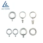 high quality curtain rod accessary curtain clips metal curtain pole ring
