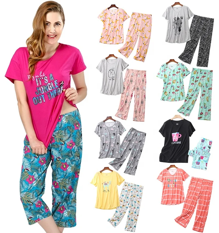 QuanZan Custom tags label Amazon hot selling US size XXXL plus women sleepwear 2 pieces set for ladies cotton pajamas, Shown
QuanZan Custom tags label Amazon hot selling US size XXXL plus women sleepwear 2 pieces set for ladies cotton pajamas, Shown