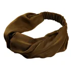 2019 Lady Headdress Elastic Headwear Head Wrap Women Hair Accessories Cross Knot Headband