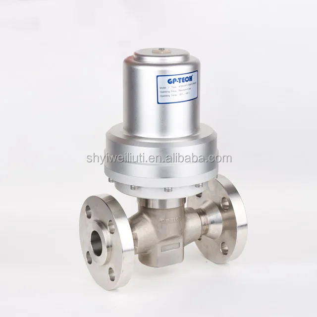 ultra high purity pneumatic bellows valve for specialty gases