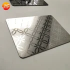 Sheet Etched Stainless Sheet A3055 High-End Perfect Surface Finish Black Titanium Etched Color Stainless Steel Sheet