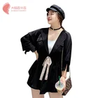 OEM Ladies colorful modern summer spring sexy long sleeve plus size chiffon women blouse