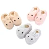 Factory supplier Children Cotton Shoes Kids Home Slippers Boys And Girls Baby Cute Rabbit Ears Plush Ball Thickening Warm Indoor