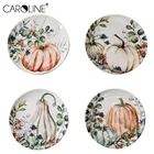 Eco Plate Tableware Plate Eco Friendly Wholesale Ceramic Tableware Harvest Pumpkin Plate Dinnerware