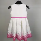 Kid Dress TZ20G016 Top Quality Summer Evening Wedding Party Princess Pink Flora Kid Girl Dress