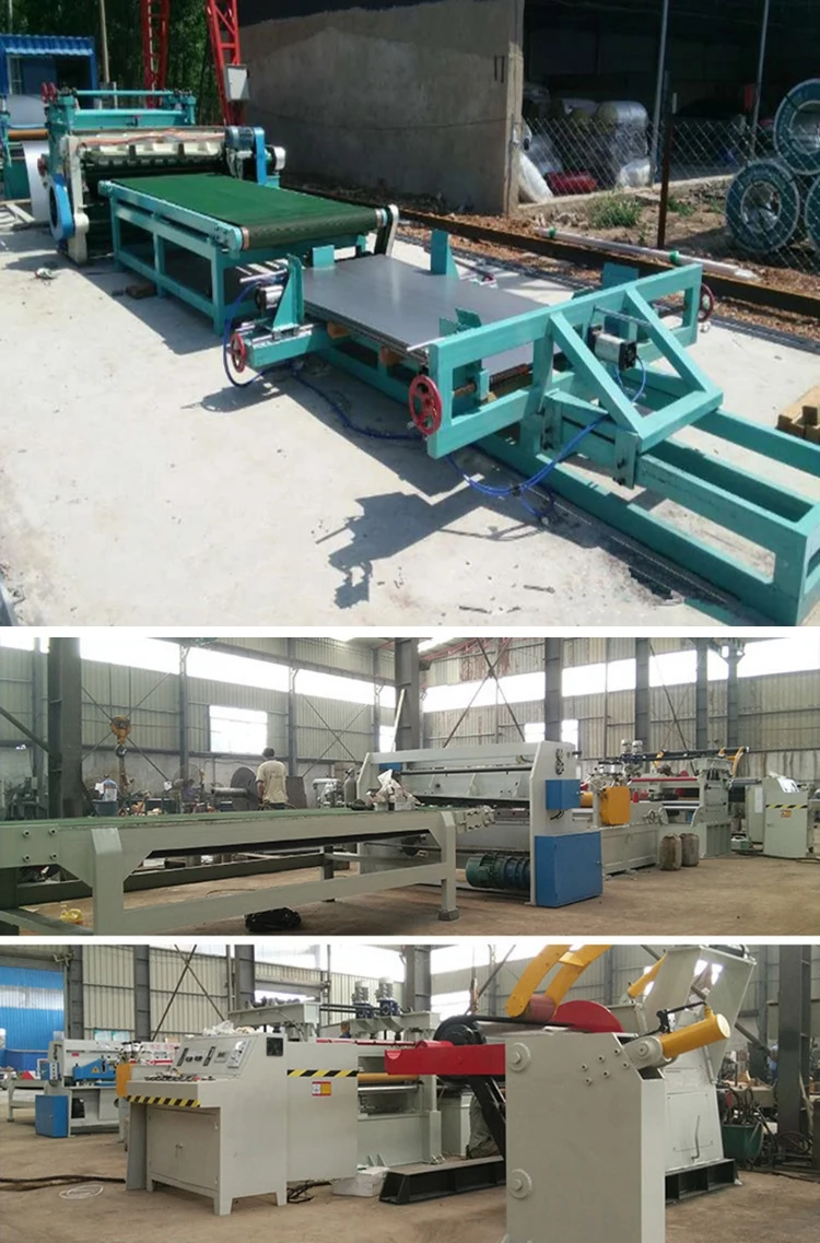 ce certification factory cold rolled steel coil uincoiling flattening leveling slitting rewind coil machine cutting in china