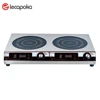 factory supply portable electric 220v 2 burner induction cooker two plate for restaurance cookwares