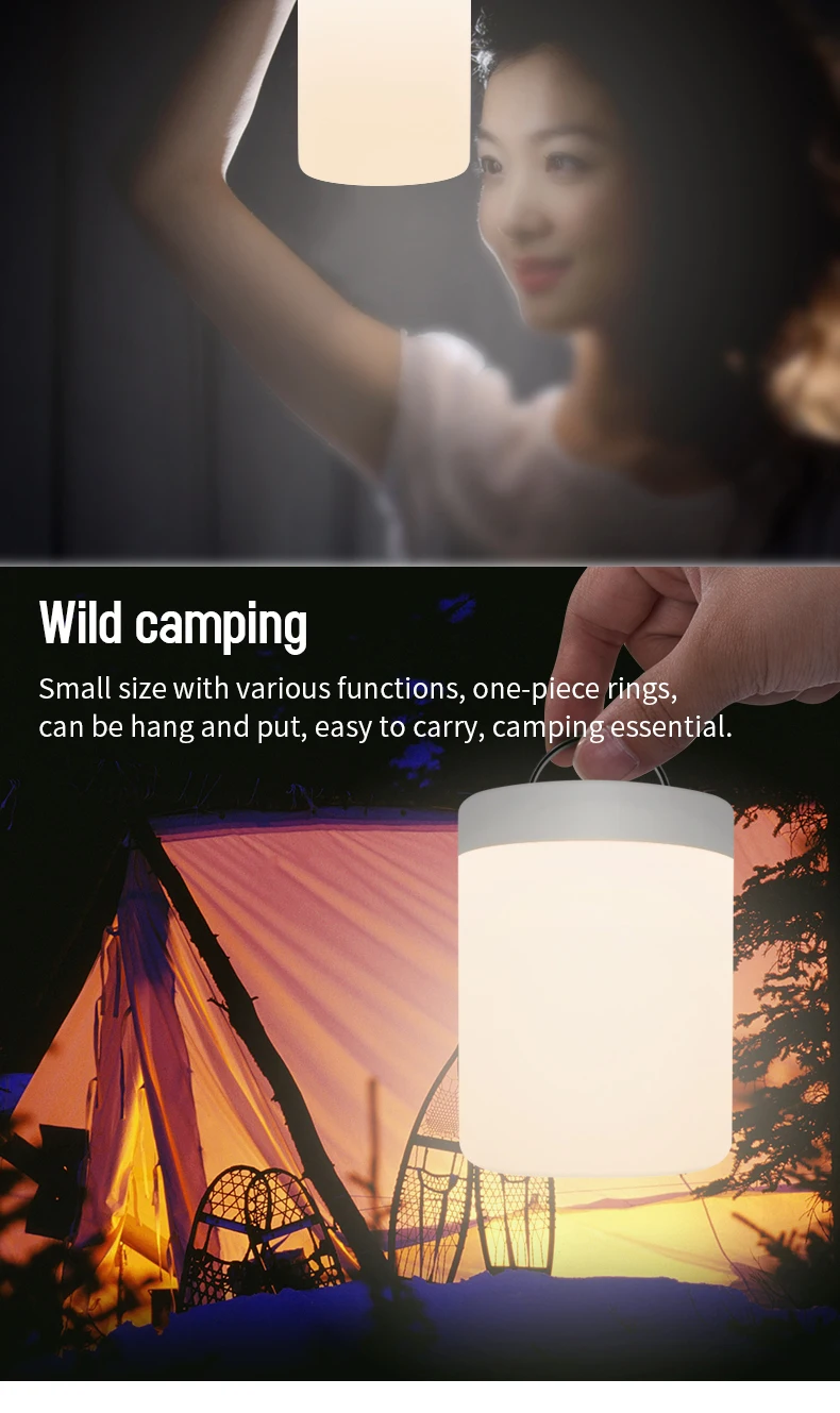 New mini RGB changeable led light reading lamp camping light for both home & outdoor