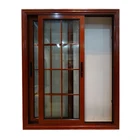 New design double glazed slide aluminium frame sliding frosted glass window with mosquito net