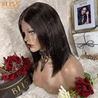 Bliss Brazilian 4x4 Closure Bob Wigs 100% Human Hair