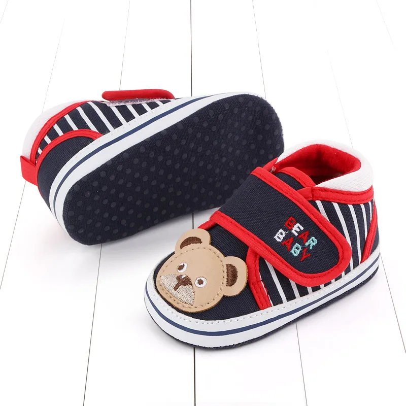 Spring&Autumn Cute Casual Soft Sole Baby Shoes with Bear Print Baby Shoes Unisex details