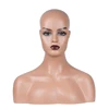 Hot Sale mannequin wig display realistic female mannequin head with shoulders