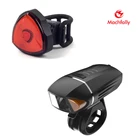 Machfally Bicycle Riding Accessories Fashion Safety Led Bike Light Set Rechargeable Front Rear Tail Lamp