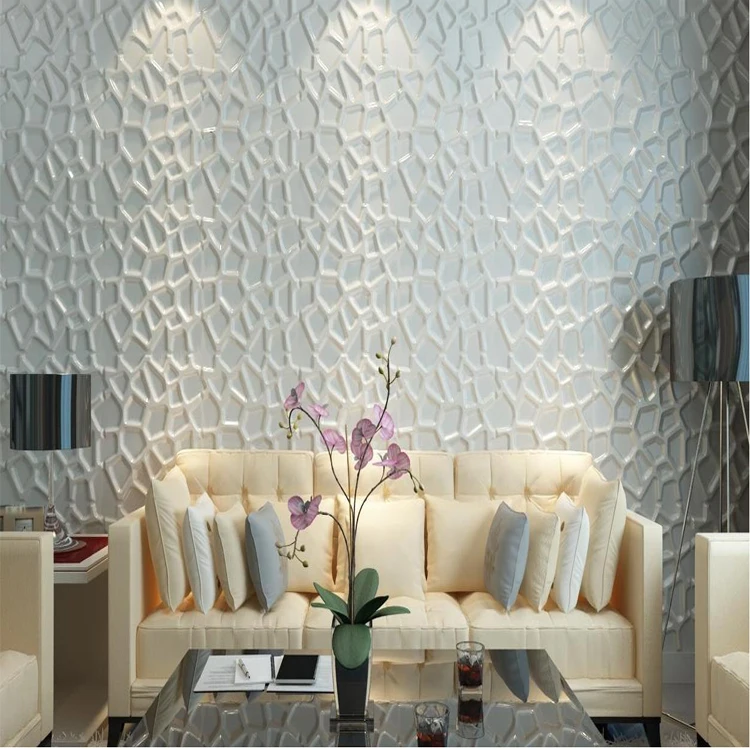 Free Sample House Decoration  PVC 3D Wall Panels for Living Room