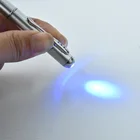2020 creative Magic LED UV Light Ballpoint Pen with Invisible Ink Secret Spy Pen