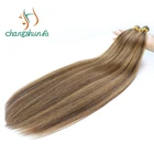 Wholesale European Blonde Balayage Keratin i Tip Pre-Bonded Remy Colored Human Hair Extension