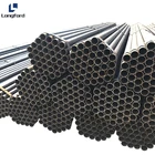 Q235 black welded round steel pipe black round steel tube branded round black anneal carbon steel pipe