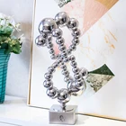Showpieces Metal Desk Decoration Metal Stainless Steel Ball Table Showpieces Office Desk Decoration