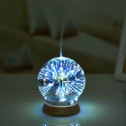 Personal portable ultrasonic aromatherapy air essential oil humidifier electric scent fragrance light LED diffuser