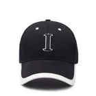 boy running uv sun protection embroidery black sports floding baseball cap for men
