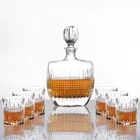 Crystal Vodka Crystal Whiskey Decanter Set Wholesale Crystal Whiskey Glasses Vodka Wine Whiskey Decanter Set
