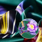 natural material soft soy digital printing 100 satin silk fabric for silk dress