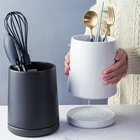 Wholesale Tableware Cooking Ceramic Kitchen Utensil Holder With Tray