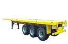 2alxe 3alxe 20ft 40ft Flatbed Transport Container Semi truck trailer