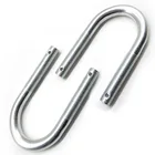 Factory Supply Lower Price High Quality Galvanized U-shaped bolt carbon steel U-Shape Bolt With Washer And Nut