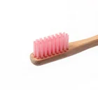 BA-2029 Organic Flat Handle Bamboo ToothBrush With nylon Bristle
