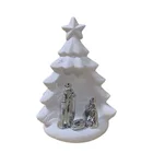 New Design LED Holy Family Christmas, Hand Made Religious Items Holy Family Lighted Statue/