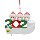 Personalized 2020 Quarantine Christmas Ornament Resin Hanging Quarantine Family Ornament/