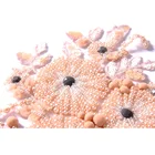 2020 New Handmade Flower Rhinestone Pearl Beaded Applique Sequin Patch Lace Mesh Embroidery for Garment