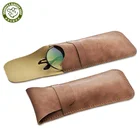 Simple Soft PU Leather glasses cases High Quality Women Men Fashion Sunglasses Bag portable glasses storage bag