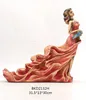 Hot Sale Personalized Handmade Home Decoration Fairy Figurine Polyresin Beautiful Girl Wine Holder