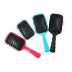 Large Home High Quality Brush Long Handle Hairbrush Logo Plastic Handle Cushion Brush Metal Massage Brush