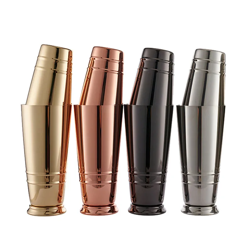 Custom logo 500ml/700ml stainless steel bar tools polished martini drink shaker luxury cocktail boston shaker for bartending Custom logo 500ml/700ml stainless steel bar tools polished martini drink shaker luxury cocktail boston shaker for bartending