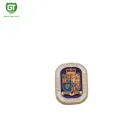 Custom Cute Soft Enamel Pin Gold Plating Top Quality Pin On Sale with clothes and hat