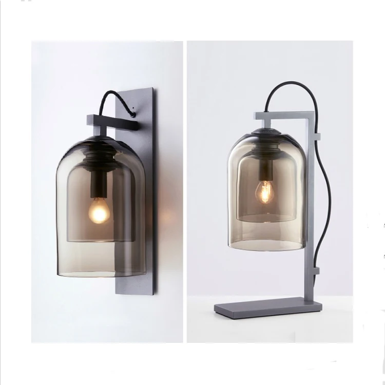 Factory sale modern style indoor use lamp shade glass E14 glass jar pendant light for hotel villa living room