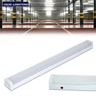 Energy Saving Emergency Lighting Dubai 3U Industrial Double Light Fixture 48W Led T8 Fluorescent Lamp Tube