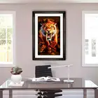 TINMI ARTS 5D diamond painting kits full round embroidery diamond painting sabre-toothed tiger